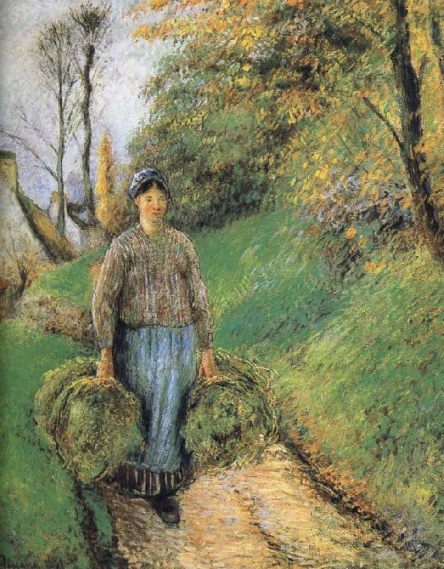 Camille Pissarro Mention hay farmer Germany oil painting art